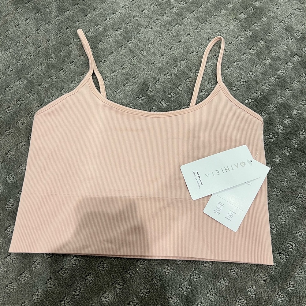 Athleta Top Aurora Seamless Cami Ribbed NWT